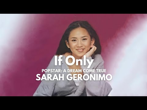 Sarah Geronimo - if only ( lyrics video )