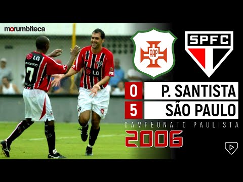 Port. Santista 0x5 São Paulo - 2006 - DANILO, FABÃO, MINEIRO, JUNIOR, GOLEANDO NA VILA BELMIRO!