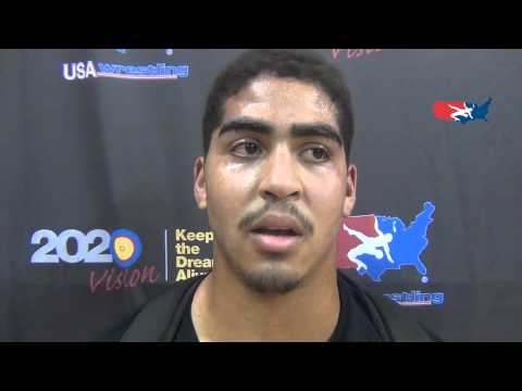 Marcus Finau 96 kg GR Challenge Tournament semis winner at 2013 World Team Trials