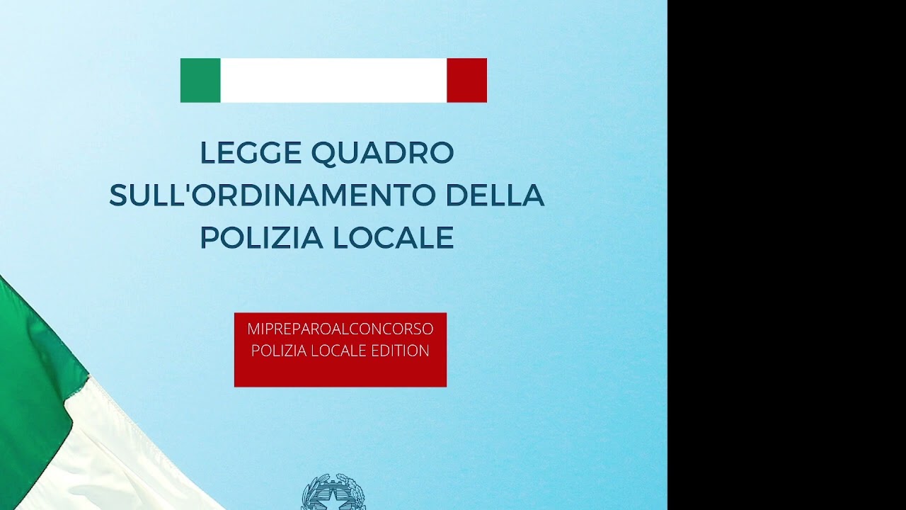 LEGGIAMO LA LEGGE 65/1986
