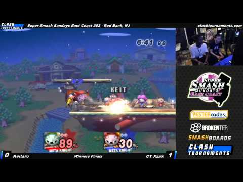 SSS EC 03 - CT Xzax vs Keitaro - Winners Finals - SSBB