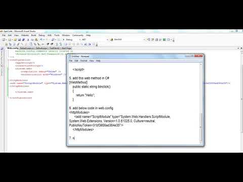 Calling Web Method Using Javascript In C