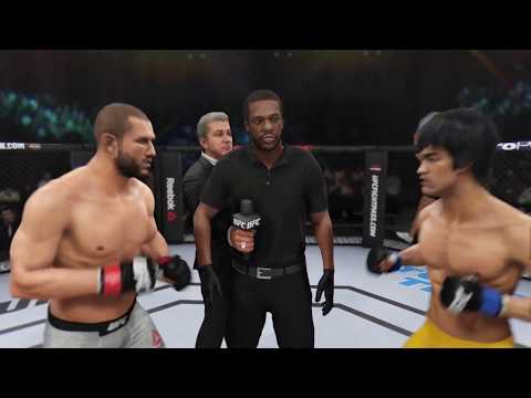 Gokxan Saki vs. Bruce Lee (EA Sports UFC 3) - CPU vs. CPU - Crazy UFC 👊🤪