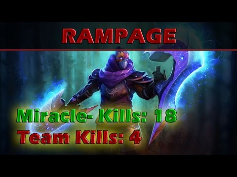 Miracle- plays Anti-Mage with Rampage Ranked - Dota 2