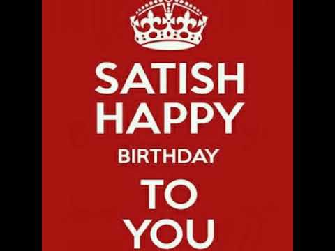 Happy birthday satish