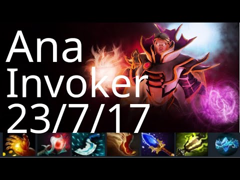 Ana mid Invoker vs Storm Spirit - GG mid - dota2