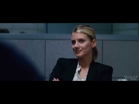 Now You See Me 2013 official trailer still with Four Horsemen on stage, soundtrack focus