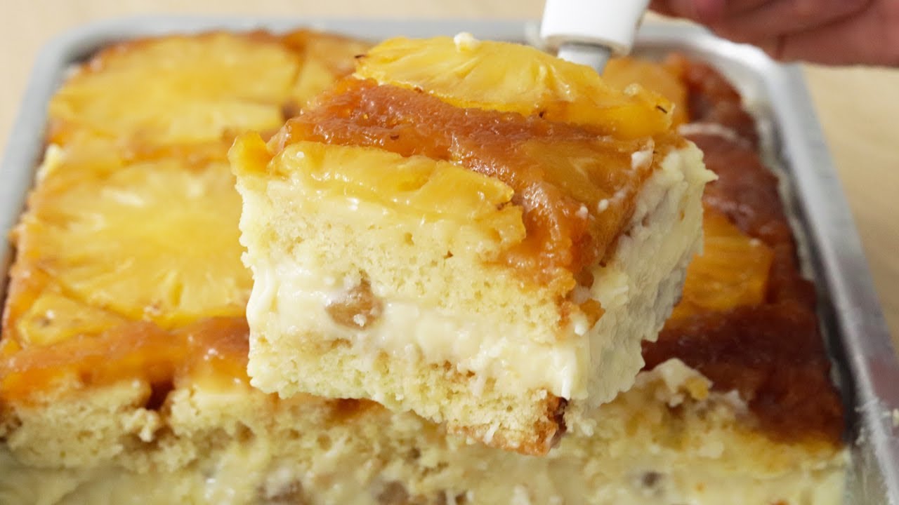 COMO FAZER O MELHOR BOLO DE ABACAXI GELADO | SUPER FÁCIL | Gabriel Freitas