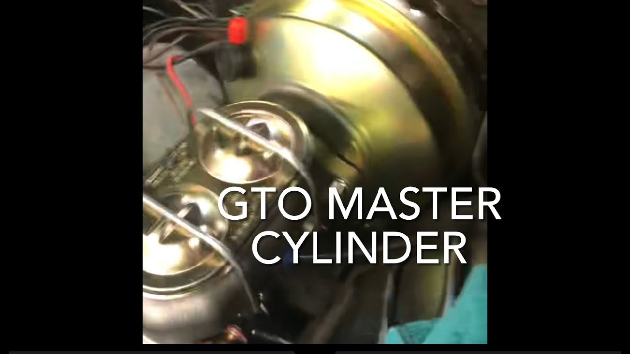 1966 / 1967 Pontiac GTO master cylinder power booster install