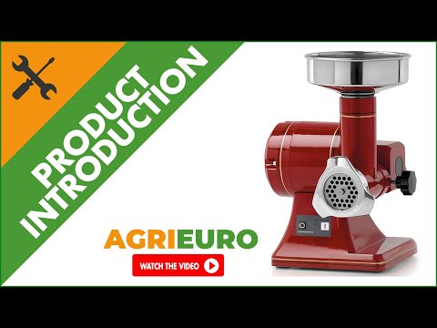 FAMA TS8R RETRO' Electric Meat Mincer - Removable Grinding Unit - Product introduction
