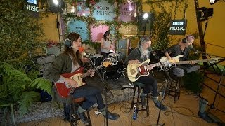 Warpaint cover Ashes To Ashes in the BBC Music Tepee at Glastonbury 2014