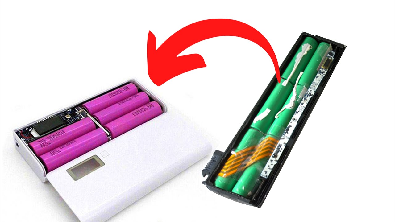 How to Replace Power bank batteries with 18650 Laptop battery