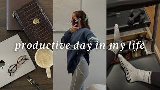 full day in my life (8am–10pm) | productive work day, pilates, sourdough & a clean house