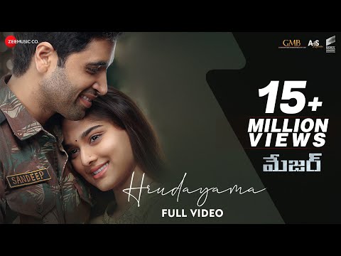 Hrudayama - Full Video | Major Telugu | Adivi Sesh,Saiee M Manjrekar | Sid Sriram | Sricharan Pakala