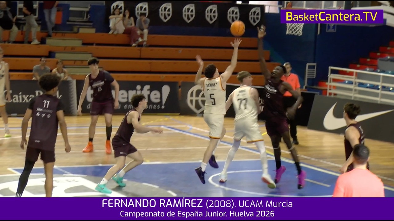 FERNANDO RAMÍREZ (2008) UCAM MURCIA.- Mejor pasador Campeonato de España Junior 2026