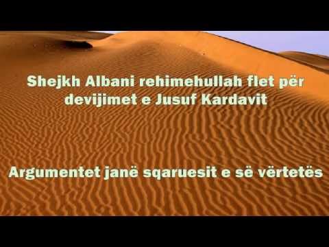 Shejkh Albani rehimehullah flet për devijimet e Jusuf Kardavit