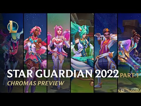 Star Guardian 2022 Part 1 | Chromas Preview | Patch 12.13 - League of Legends