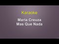 Maria Creuza - Mas Que Nada - Karaoke