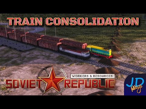 Train Consolidation ⚒️ Workers & Resources ⛏️ Ep10 ☭ Lets Play, Tutorial, Walkthrough