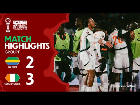 HIGHLIGHTS | Gabon 🆚 Côte d’Ivoire | #TotalEnergiesAFCON2025 - Group F