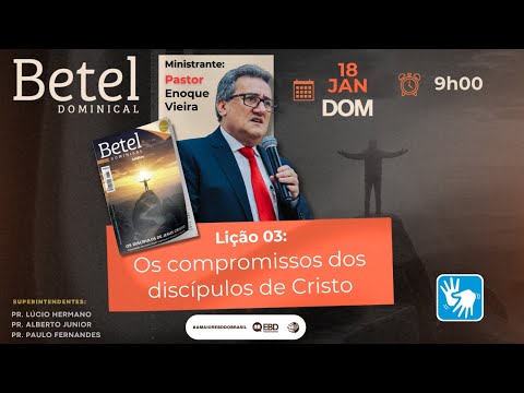 ESCOLA DOMINICAL || On line,  𝘗𝘳𝘦𝘴𝘦𝘯𝘤𝘪𝘢𝘭   - 18/01/2026    -   9:00h