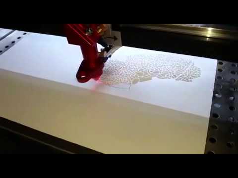 Piranha 5030 - Part 2 cut, etch & engrave on card