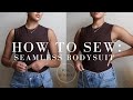 How To Sew Bodysuit DIY Bodysuit Sewing Tutorial Skims Zara Inspired Diy Howto Fashion