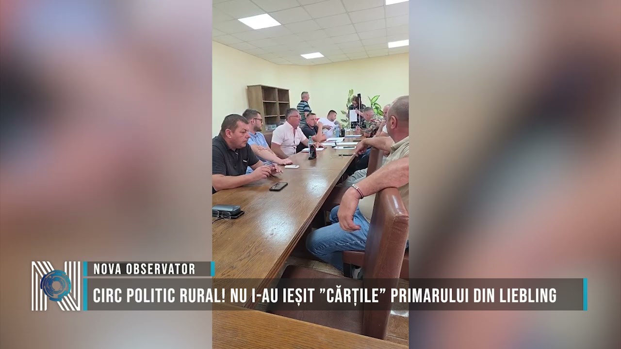 Circ politic rural! Nu i-au ieșit ”cărțile” primarului din Liebling