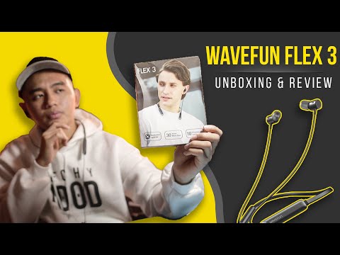 🎧 Wavefun Flex 3 Unboxing and Review + Mic Test | Long battery-life neckband earphones??