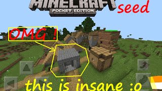 MCPE 0.15.0 - SEEDS ARE GETTING CRAZY ! STRONGHOLD ENTRANCE ON SURFACE AT SPAWN SEED |