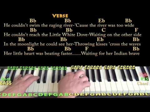 Running Bear (Johnny Preston) Piano Cover Lesson in Bb with Chords/Lyrics