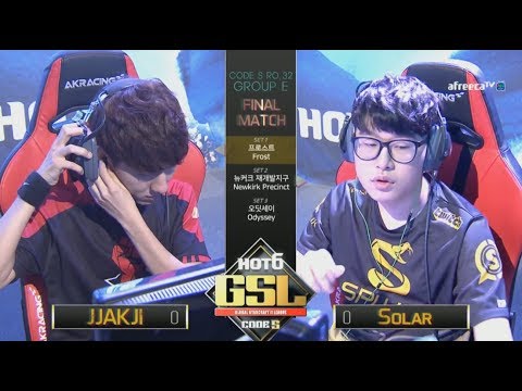 [2017 GSL Season 3]Code S Ro.32 Group E Match5 JJAKJI vs Solar