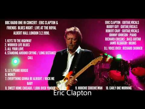 ERIC CLAPTON AND FRIENDS BLUES NIGHT AT THE ROYAL ALBERT HALL LONDON 1990