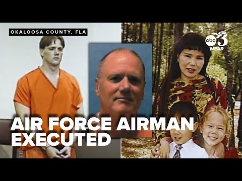 Florida airman executed for killing wife and 2 kids in 1994, sets new state record