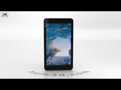 Huawei MediaPad T2 7.0 Silver 3D model by 3DModels.org