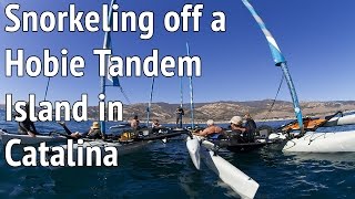 preview picture of video 'Snorkeling at Two Harbors Catalina While Being Towed by  a Hobie Mirage Tandem Island Kayak'