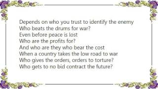 Jackson Browne - The Drums of War Lyrics