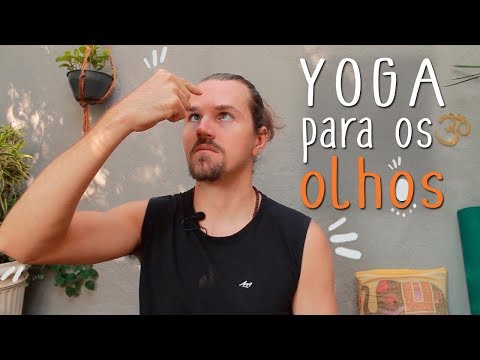 Prática de yoga trataka para os olhos