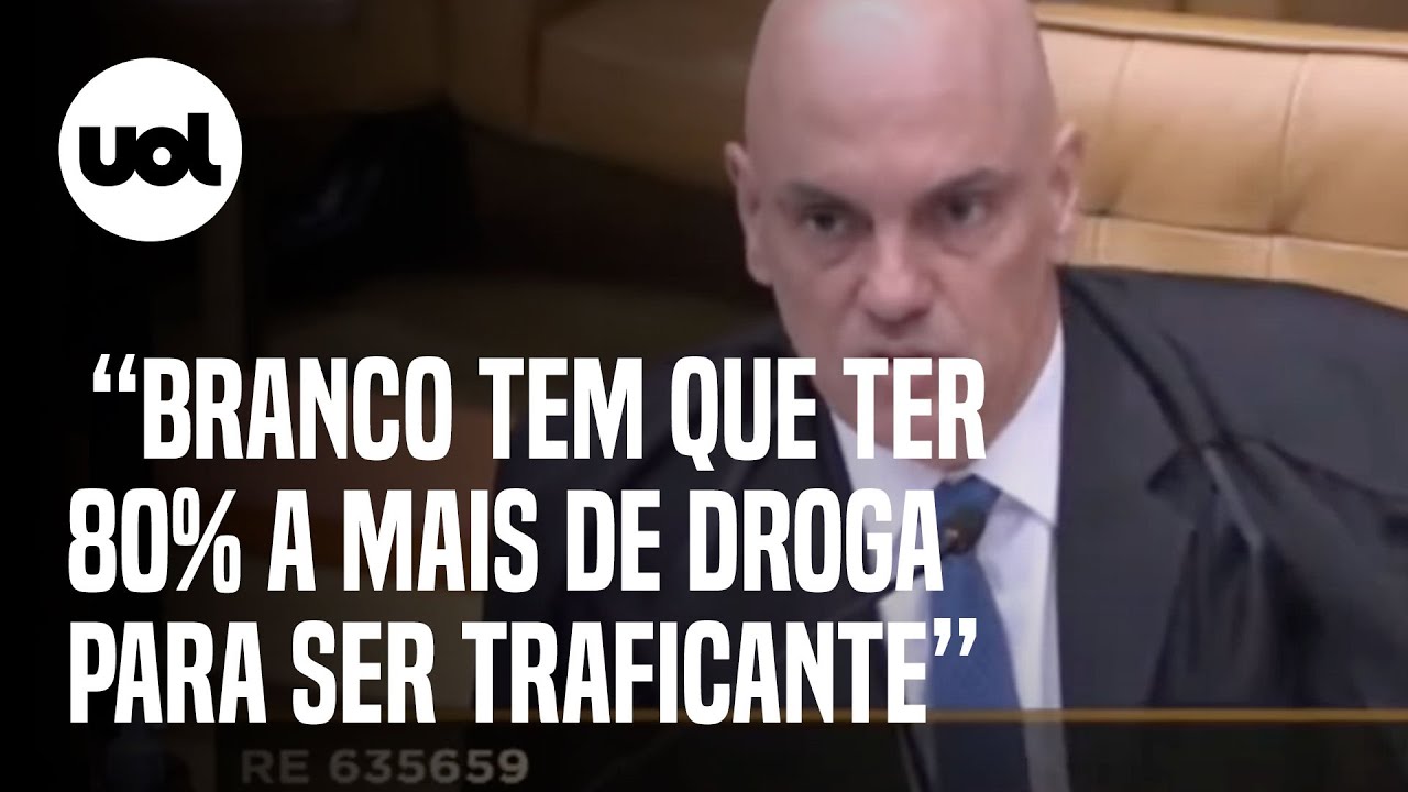 Moraes defende que haja mais justiça ao diferenciar usuário e traficante: ‘Preconceito estrutural’