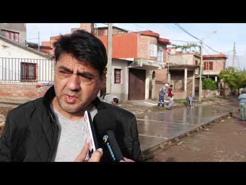 Avanzan las obras mixtas de pavimentación en barrio Alto Comedero con participación vecinal