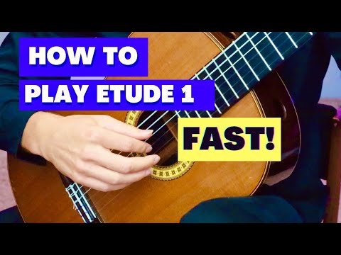 Speed Techniques to Play Etude No. 1 by Villa-Lobos Faster