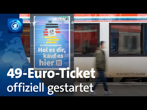 Nah- und Regionalverkehr: Deutschlandticket offiziell gestartet
