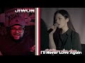 fromis_9 Jiwon - I'll Never Love Again Cover REACTION | SHE'S INCREDIBLE #KCovers