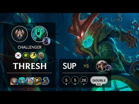 Thresh Support vs Sett - KR Challenger Patch 10.15