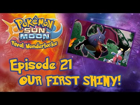 OUR FIRST SHINY! | Pokemon Sun & Moon Rival Wonderlocke #21