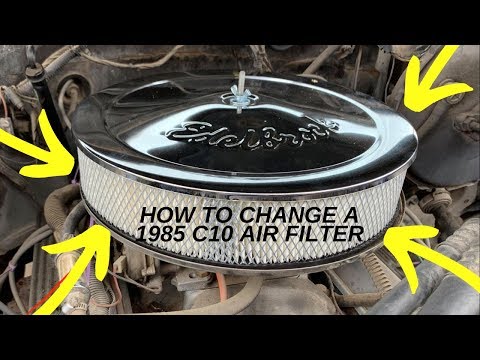 EDELBROCK AIR FILTER INSTALL