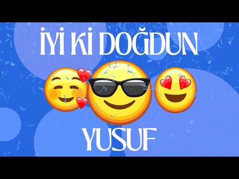 İyi ki Doğdun YUSUF - YUSUF İyi ki Doğdun - Mutlu Yıllar - İsme Özel Pop Doğum Günü Şarkısı 2024