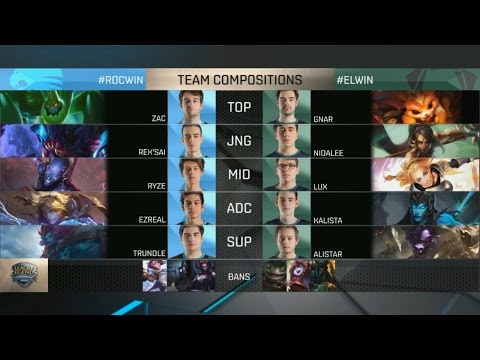 ROC vs EL Highlights - ROCCAT vs ELEMENTS - EU LCS Week 2 - SPRING 2016
