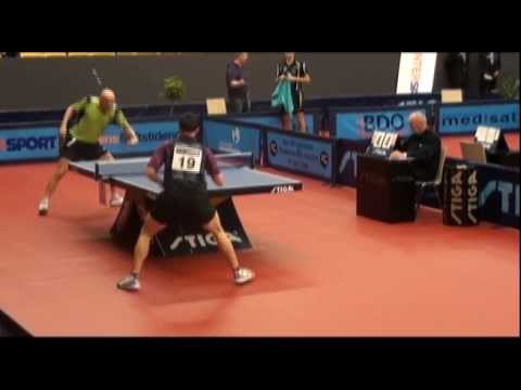 Danmarks mesterskaber i Bordtennis: Allan Bentsen vs Nicklas middelhede