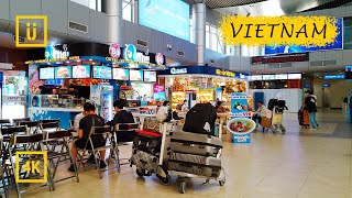 Nha Trang (Cam Ranh) Airport. Domestic Terminal overview. Binaural Audio. [4K walking tour]